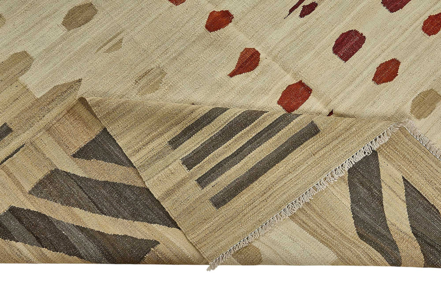 10x14 Contemporary Wool Kilim Rug - 51723