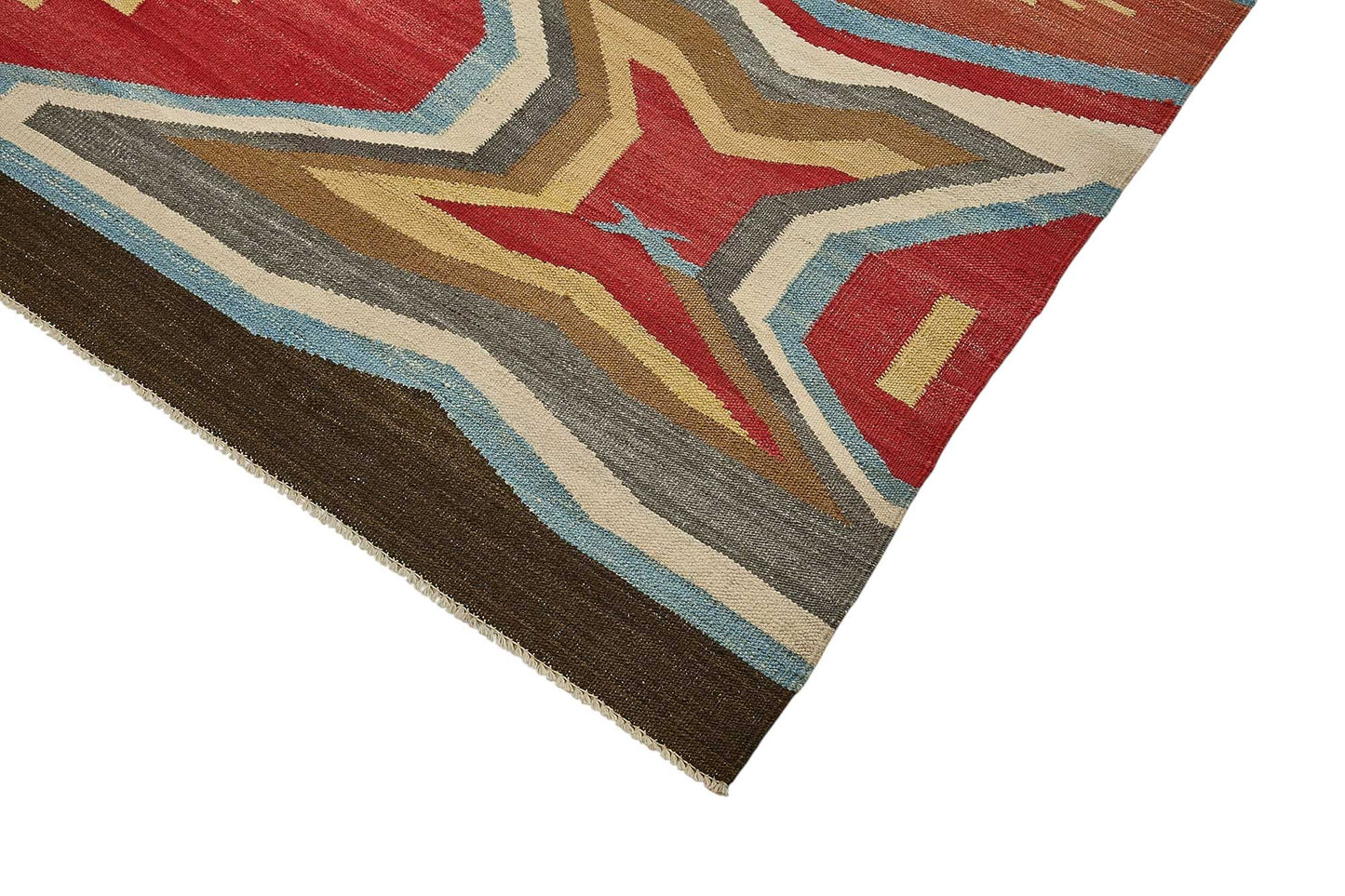 10x14 Contemporary Wool Kilim Rug - 51726