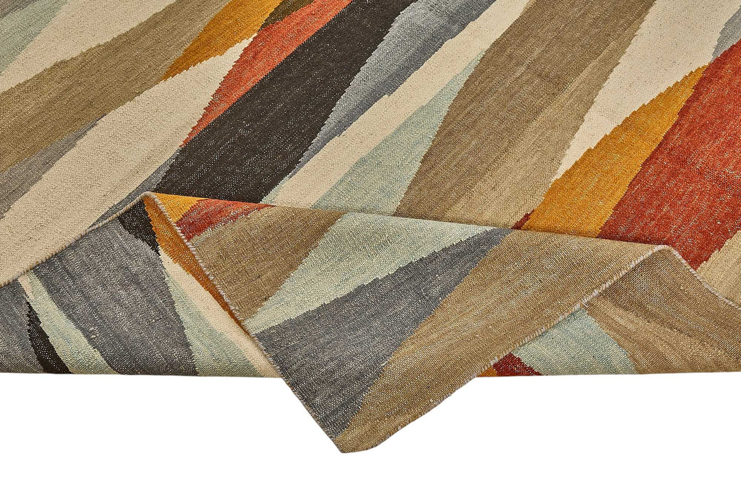 10x14 Contemporary Wool Kilim Rug - 51727