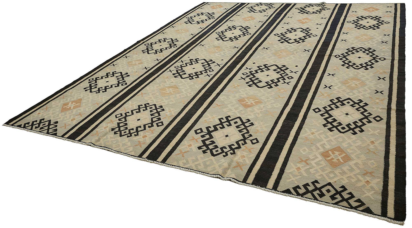 10x14 Contemporary Wool Kilim Rug - 51737