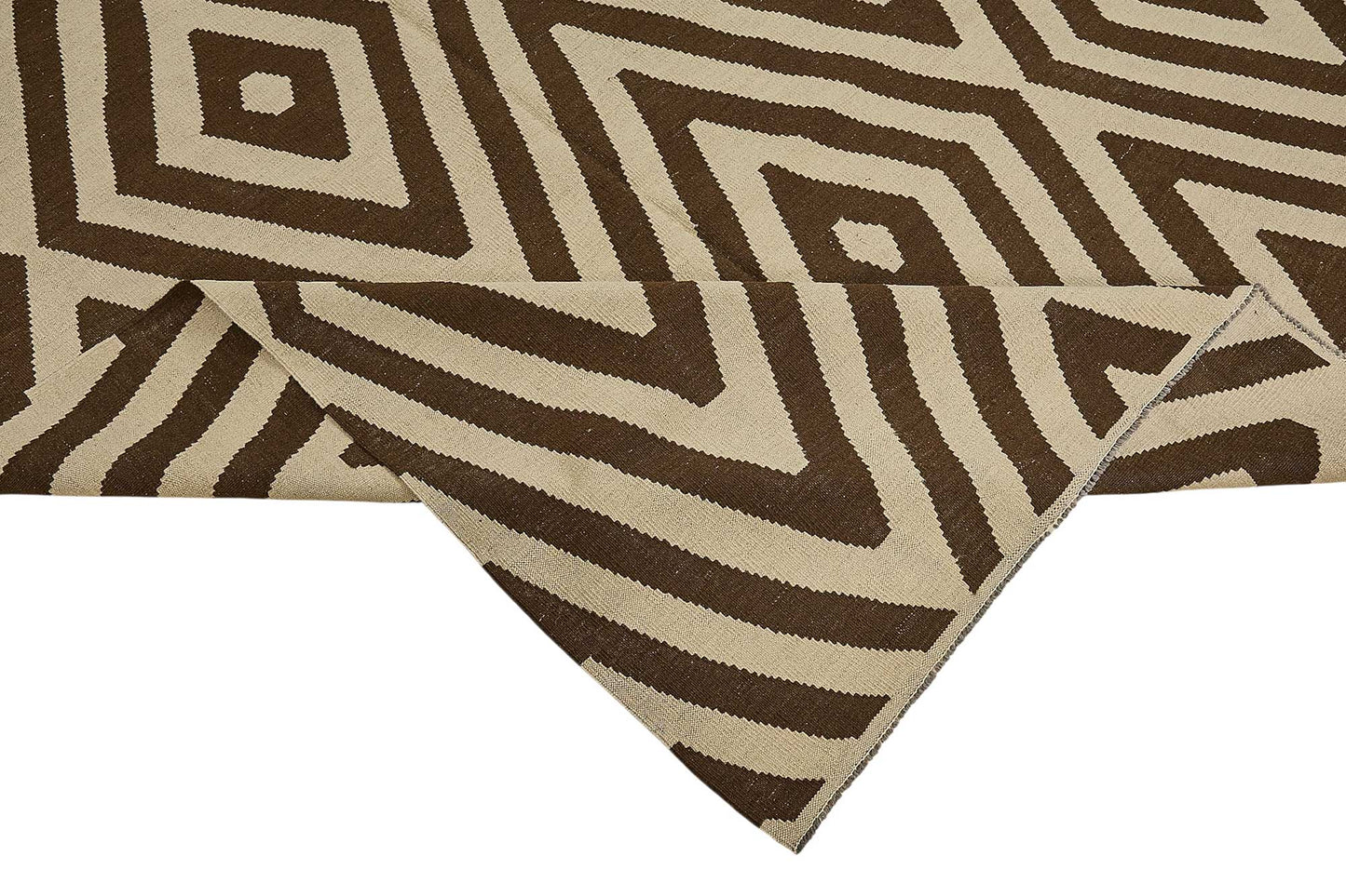 9x12 Contemporary Wool Kilim Rug - 51748