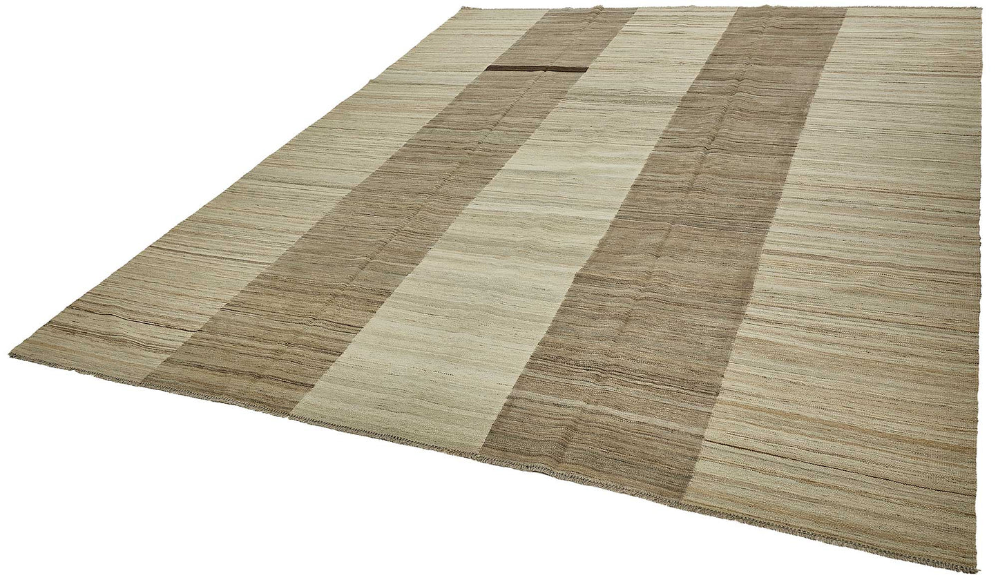 9x11 Contemporary Wool Kilim Rug - 51749