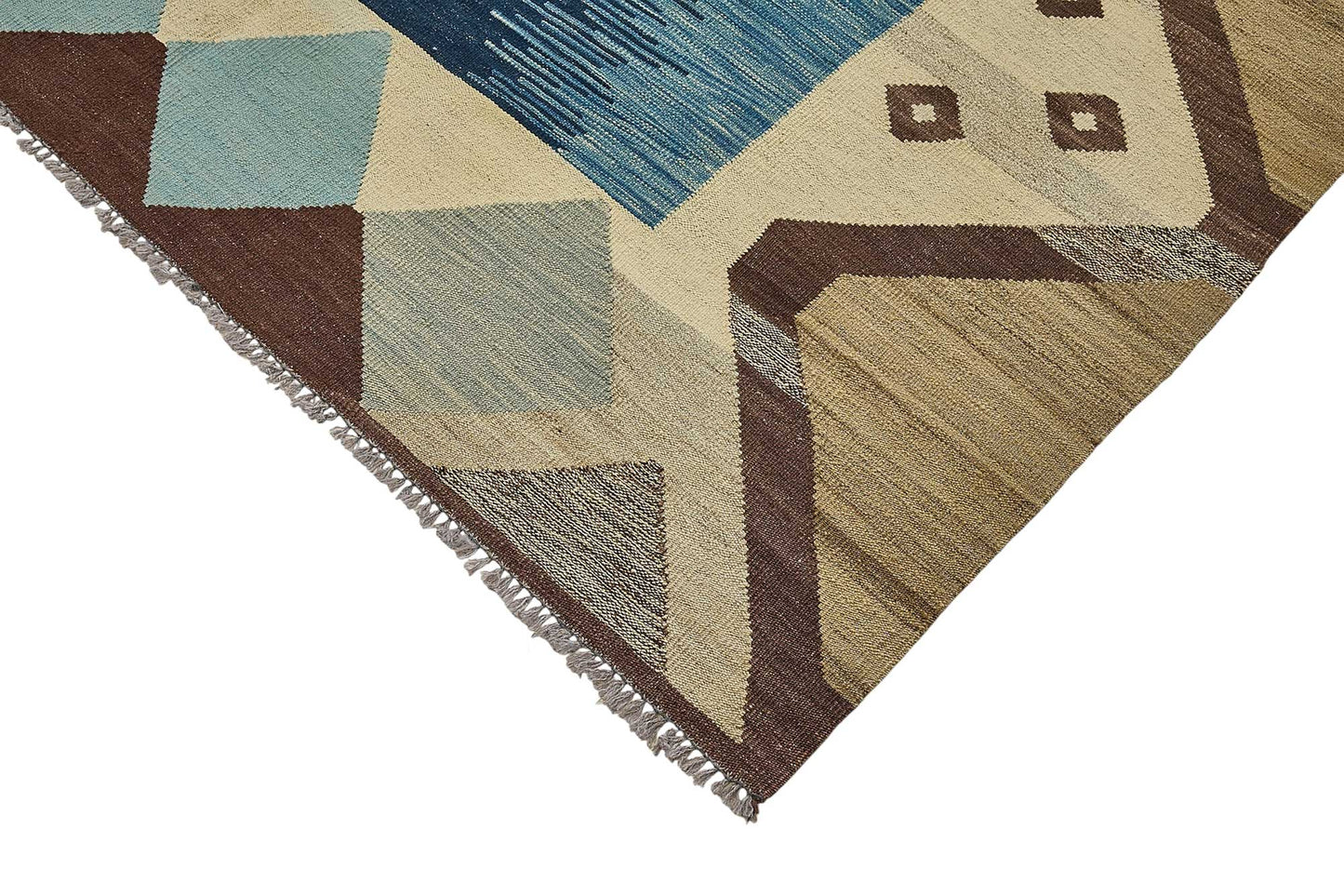 9x11 Contemporary Wool Kilim Rug - 51762