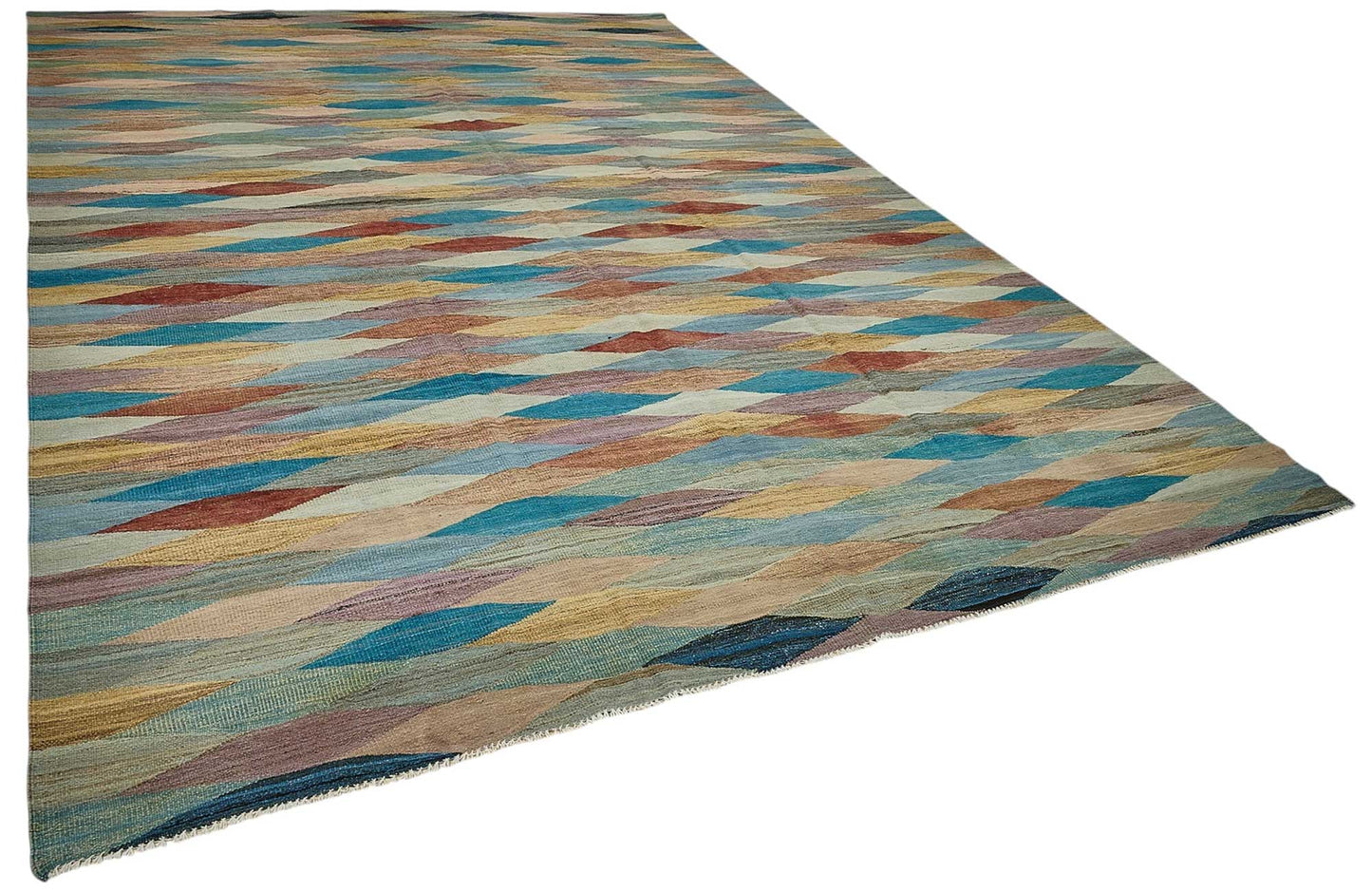 10x14 Contemporary Wool Kilim Rug - 51772