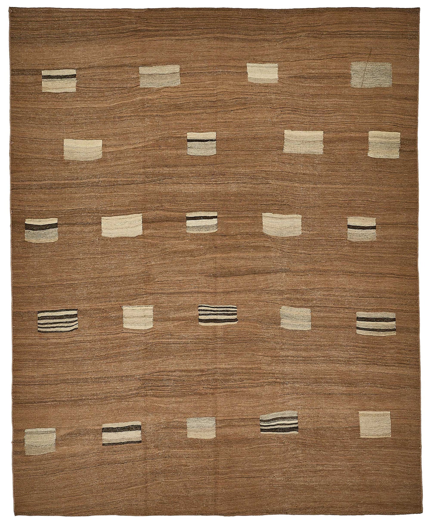 9x11 Contemporary Wool Kilim Rug - 51789