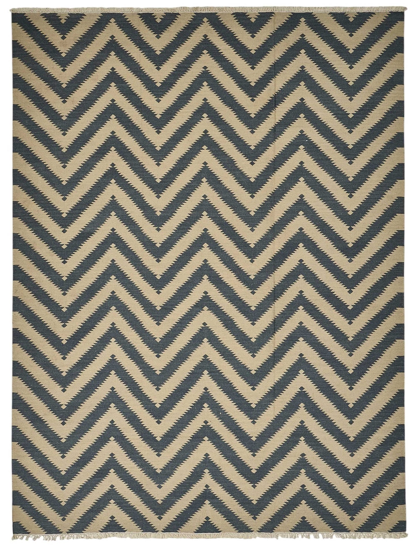 9x12 Contemporary Wool Kilim Rug - 51790