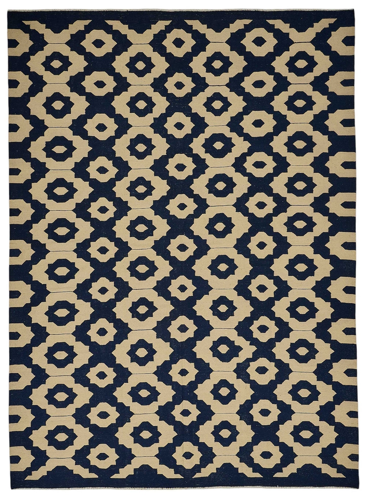 9x12 Contemporary Wool Kilim Rug - 51791
