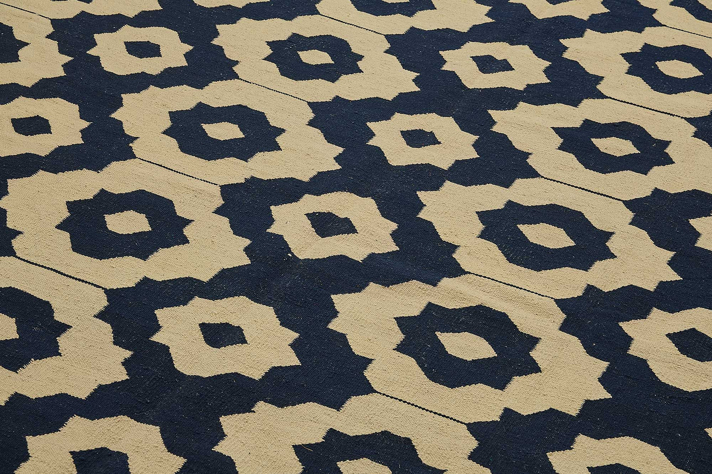 9x12 Contemporary Wool Kilim Rug - 51791
