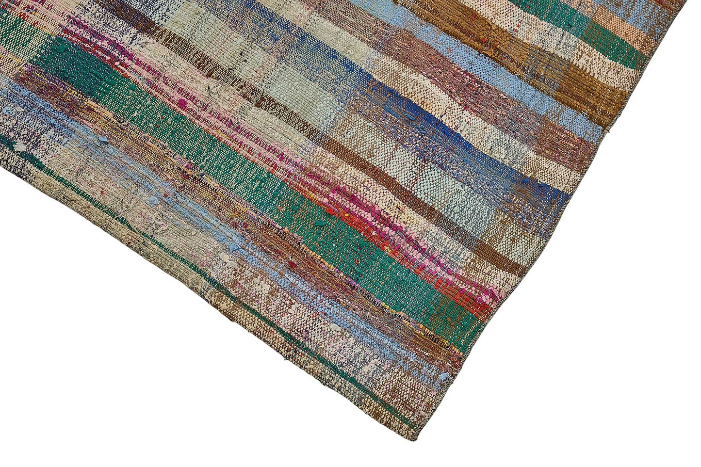 6x9 Handmade Vintage Chaput Kilim Rug - 51825