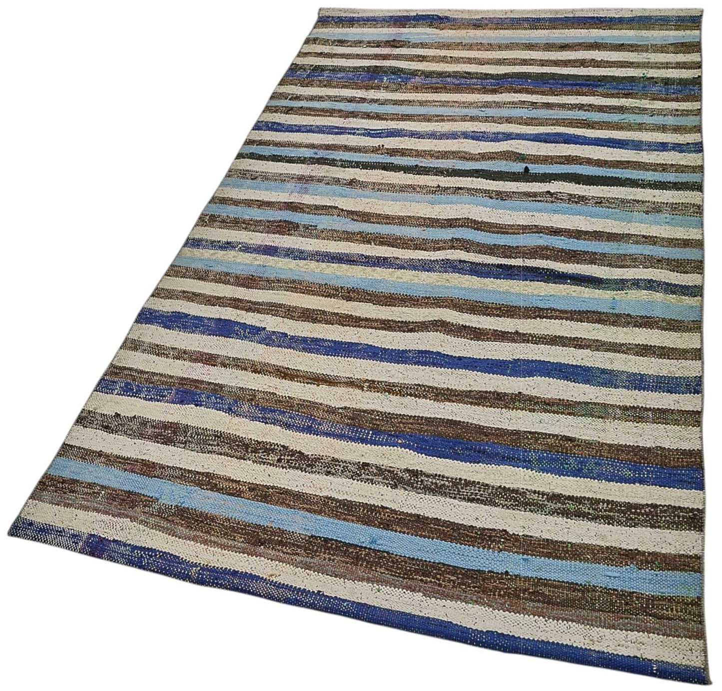 4x8 Handmade Vintage Chaput Kilim Rug - 51833