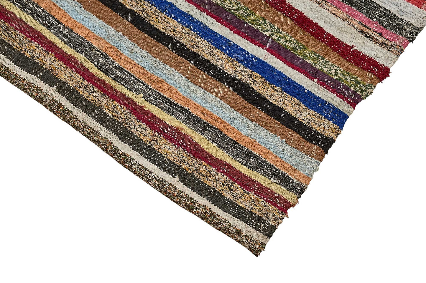 5x7 Handmade Vintage Chaput Kilim Rug - 51837