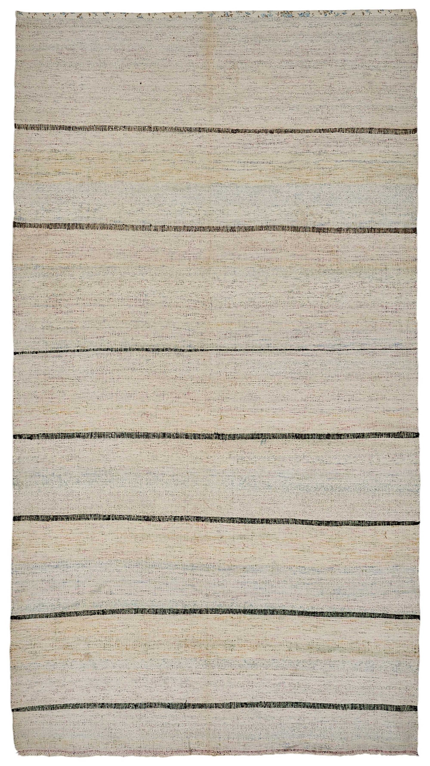6x12 Handmade Vintage Chaput Kilim Rug - 51843