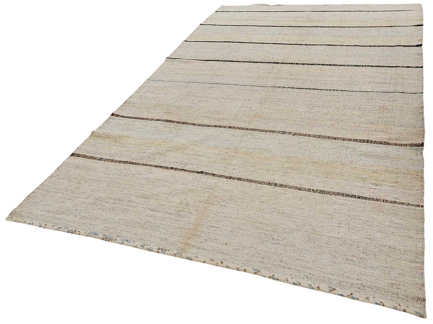 6x12 Handmade Vintage Chaput Kilim Rug - 51843