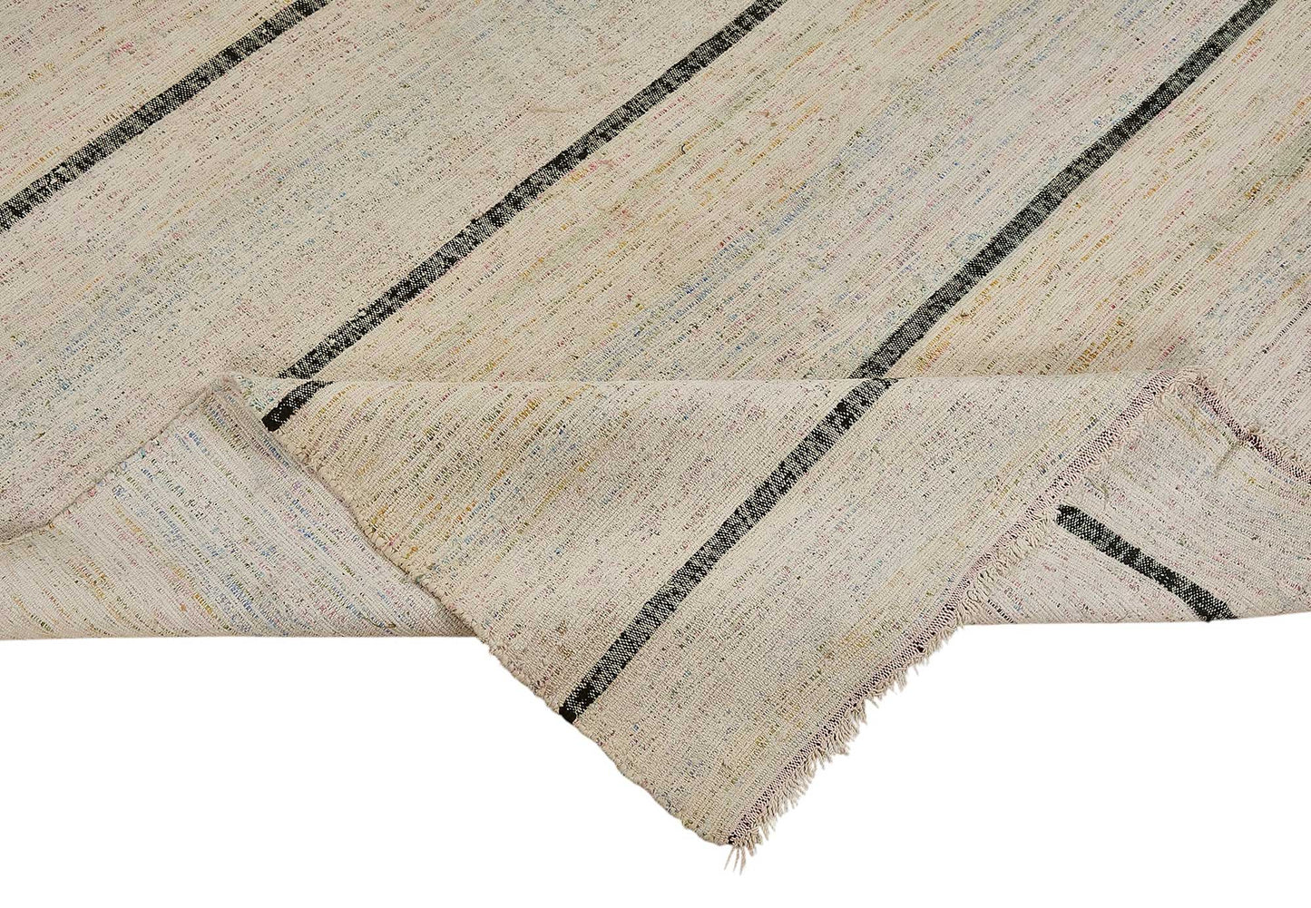 6x12 Handmade Vintage Chaput Kilim Rug - 51843