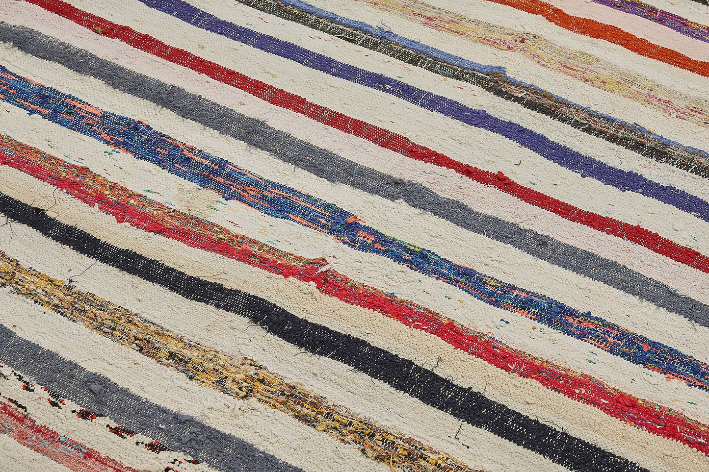 6x8 Handmade Vintage Chaput Kilim Rug - 51846