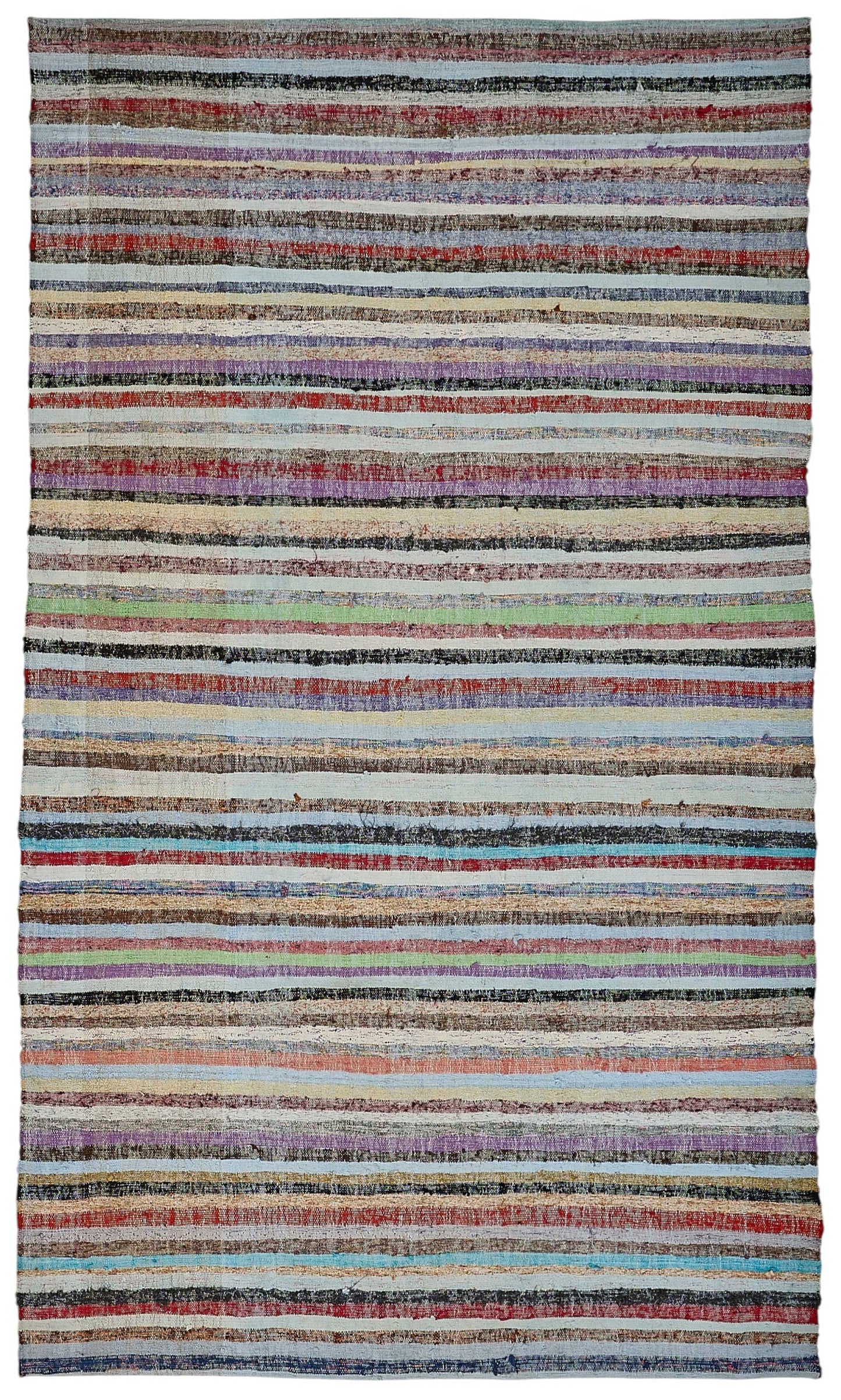 6x10 Handmade Vintage Chaput Kilim Rug - 51851