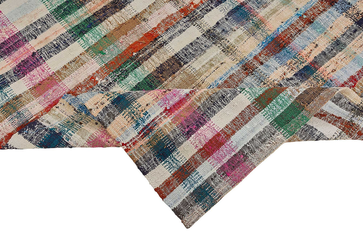 6x10 Handmade Vintage Chaput Kilim Rug - 51877