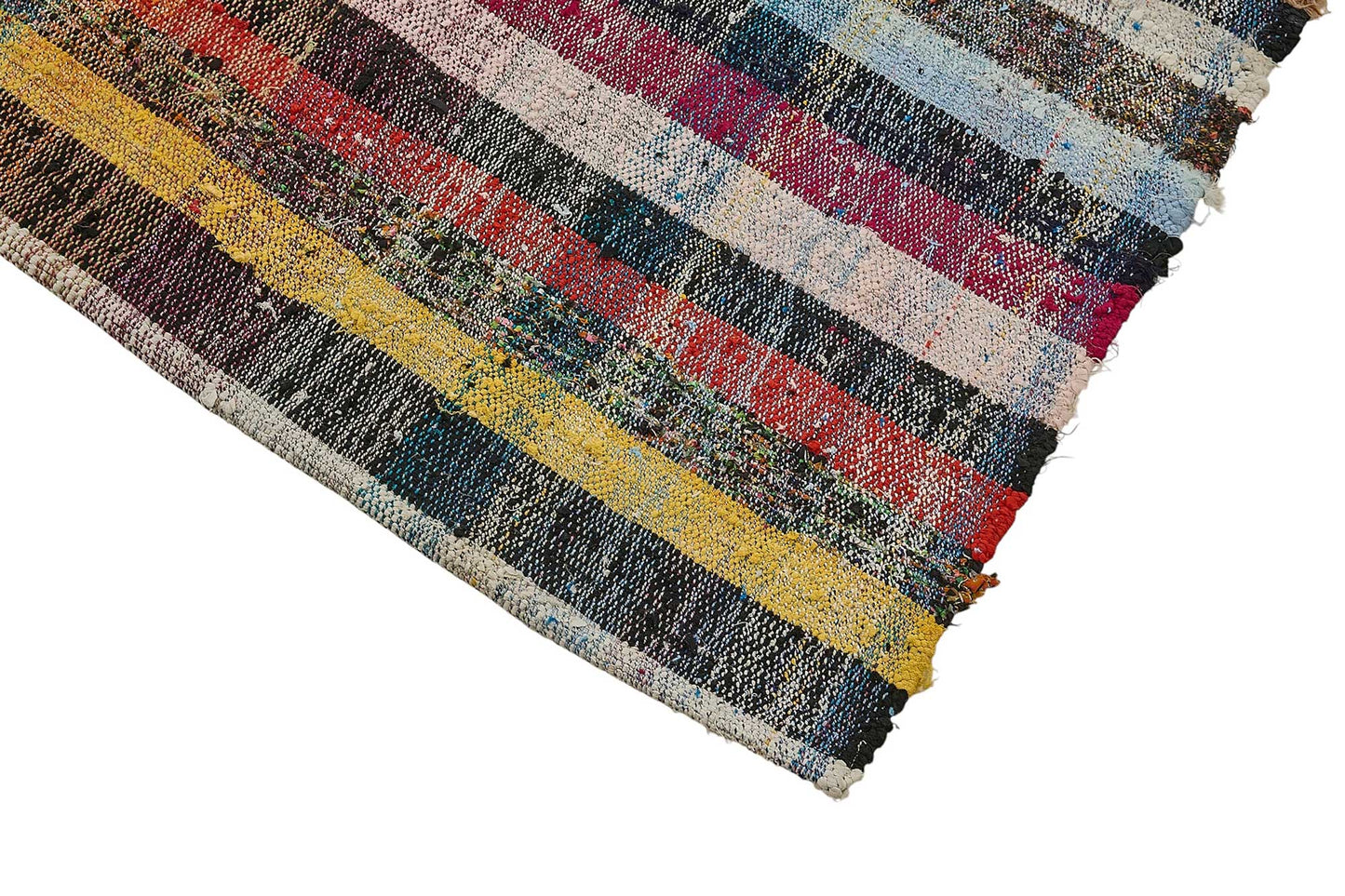 6x11 Handmade Vintage Chaput Kilim Rug - 51878