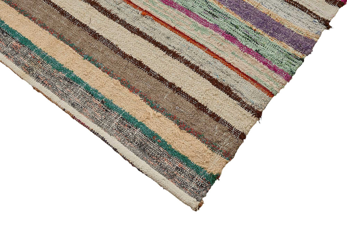 6x10 Handmade Vintage Chaput Kilim Rug - 51880