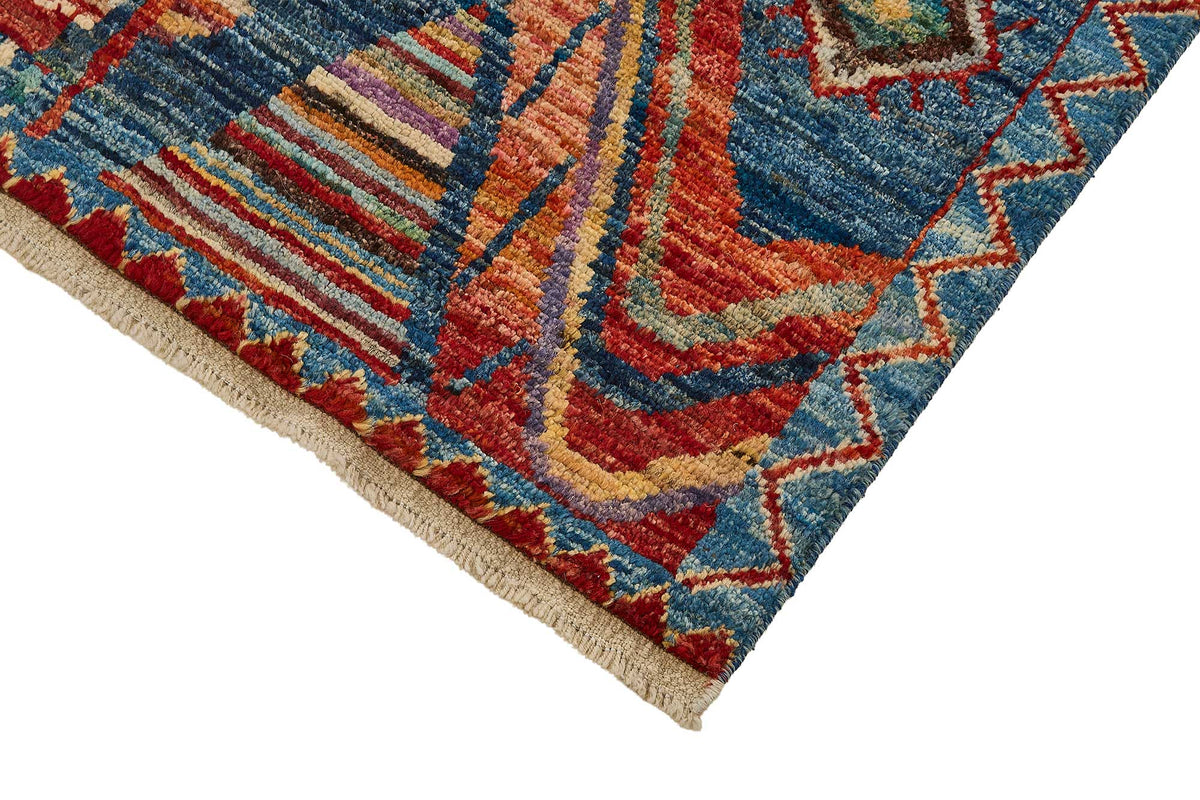 6x8 Multicolor Modern Tribal Rug - 51936