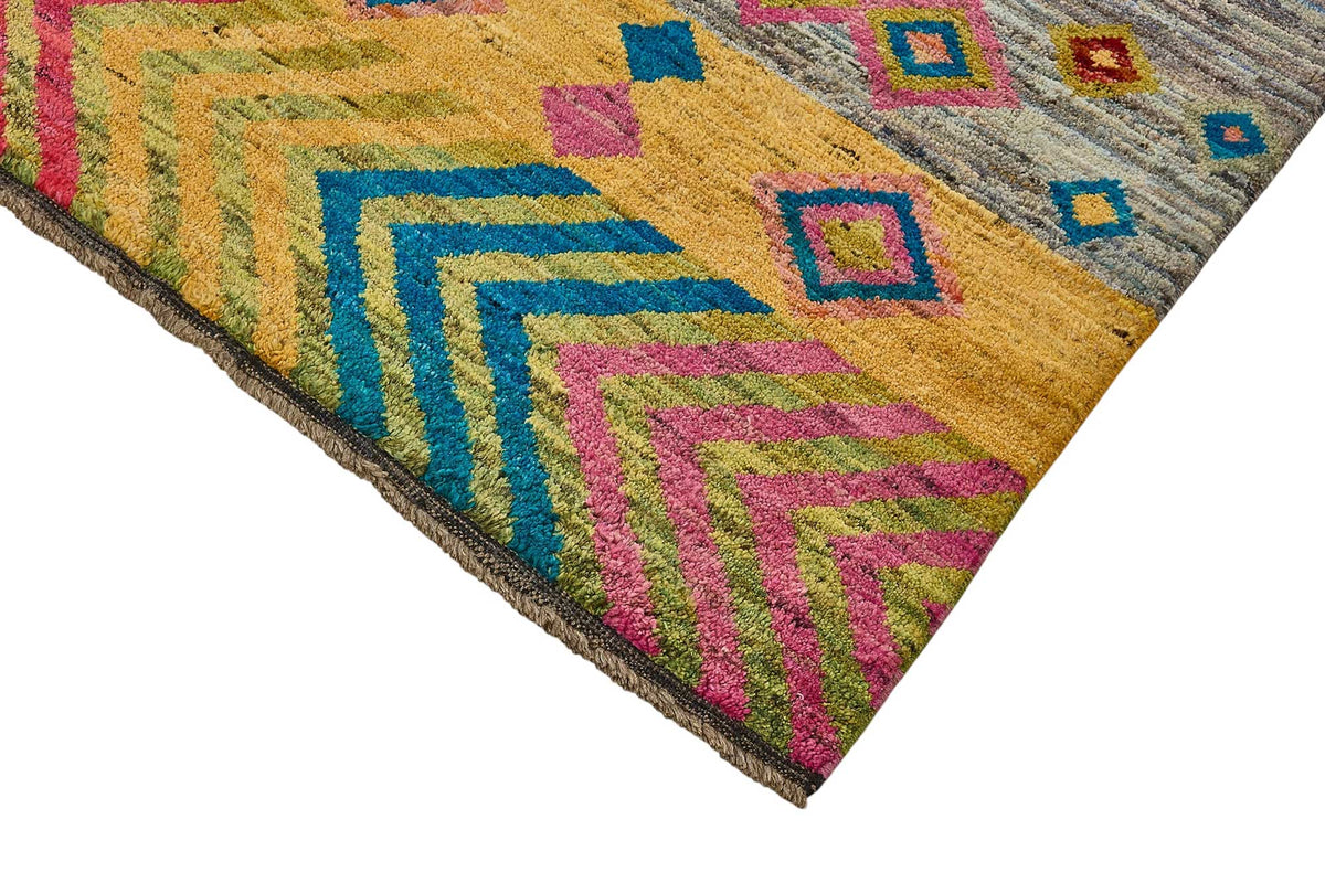 6x10 Multicolor Modern Tribal Rug - 51940
