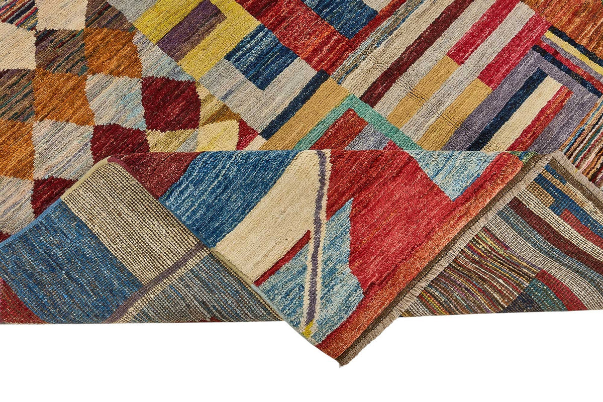 6x10 Multicolor Modern Tribal Rug - 51948