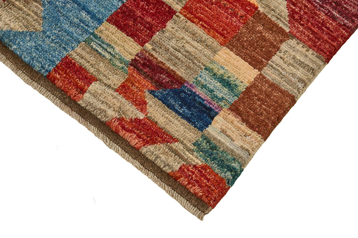 4x6 Multicolor Modern Tribal Rug - 51953