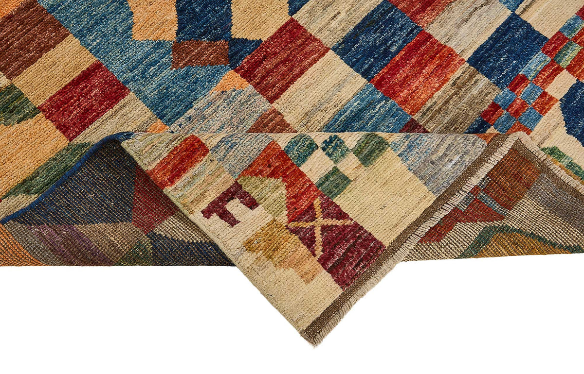 4x6 Multicolor Modern Tribal Rug - 51953