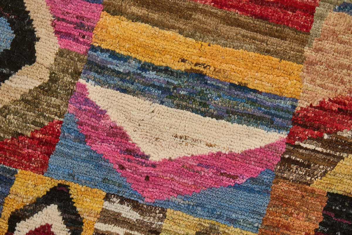 3x10 Multicolor Modern Tribal Rug - 51962