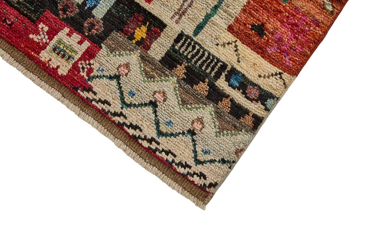 2x9 Multicolor Modern Tribal Rug - 51968