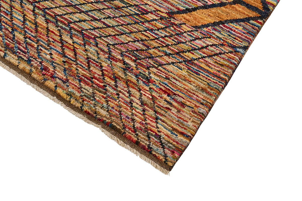 6x9 Multicolor Modern Tribal Rug - 51973