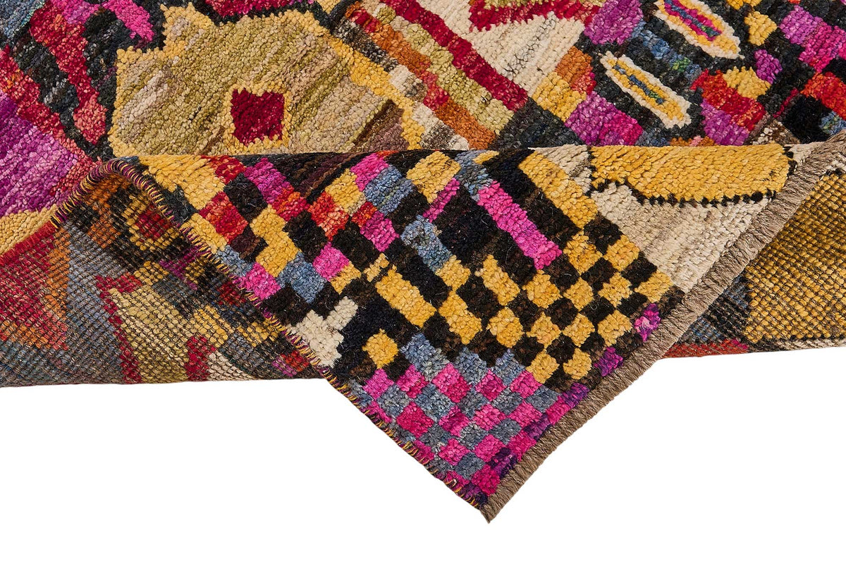 3x10 Multicolor Modern Tribal Rug - 51977