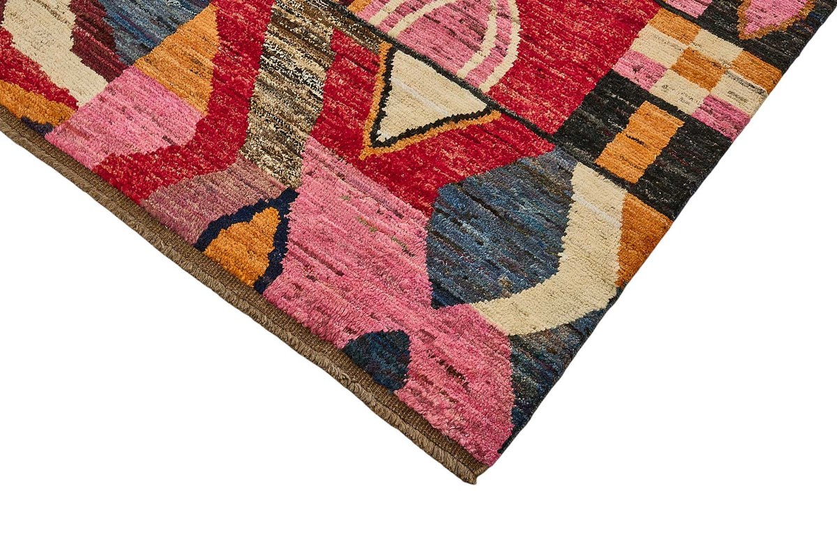 7x9 Multicolor Modern Tribal Rug - 51981