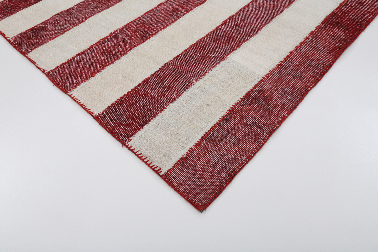 7x10 Usa Flag Patchwork Rug - 6252