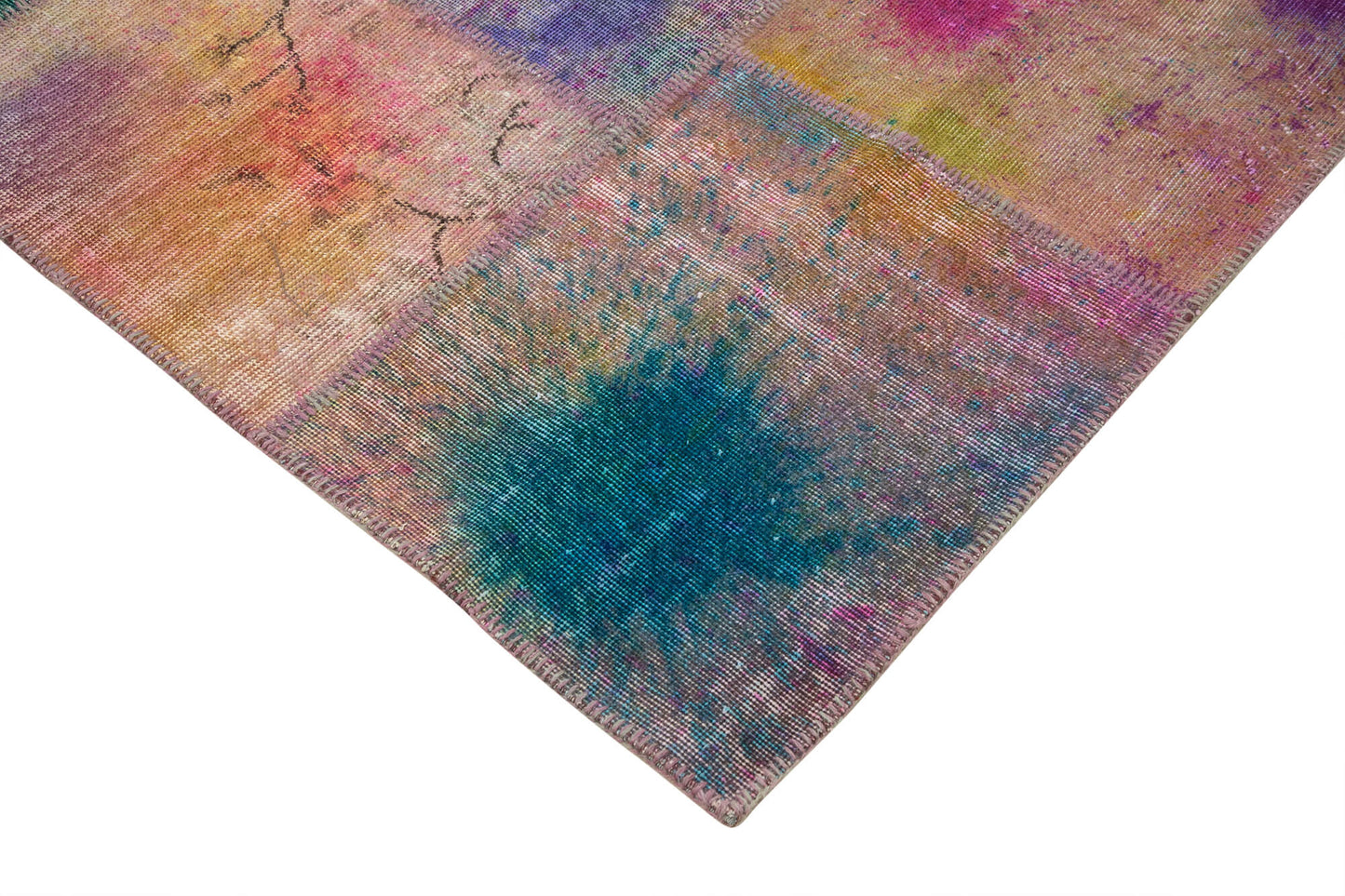 10x13 Multicolor Patchwork Rug - 9105