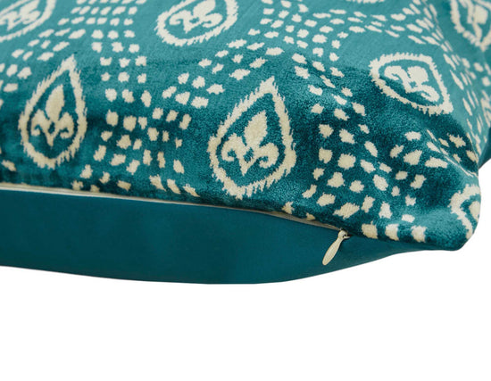 Silk and Velvet Pillow Cover