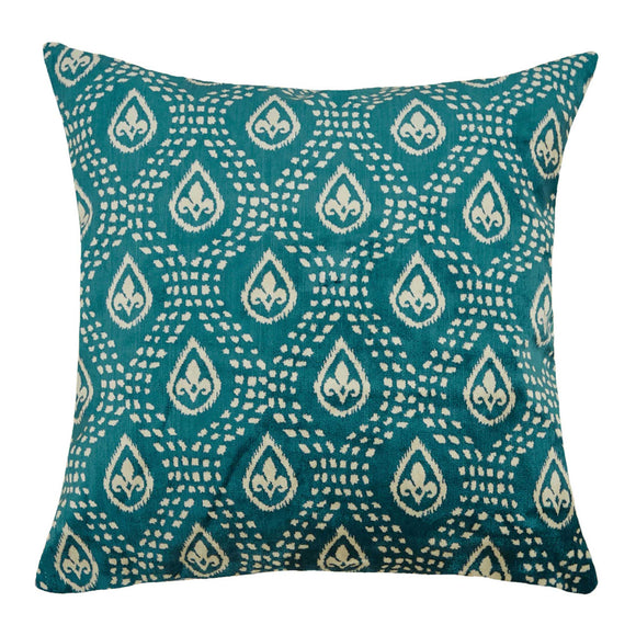Silk and Velvet Pillow Cover