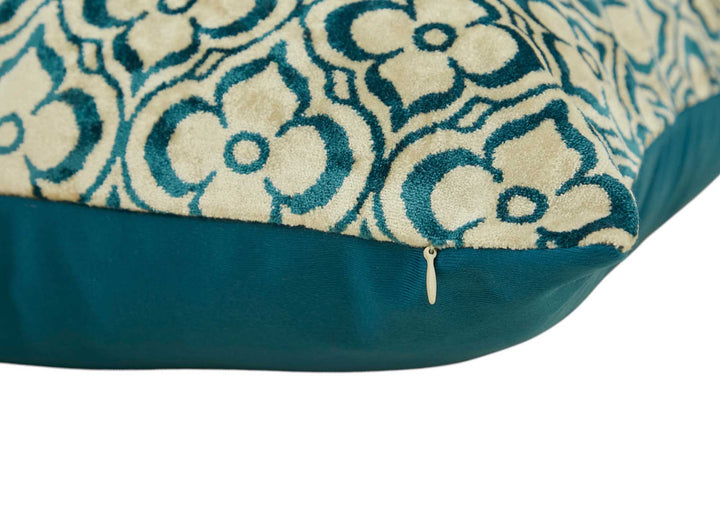 Silk and Velvet Pillow Cover