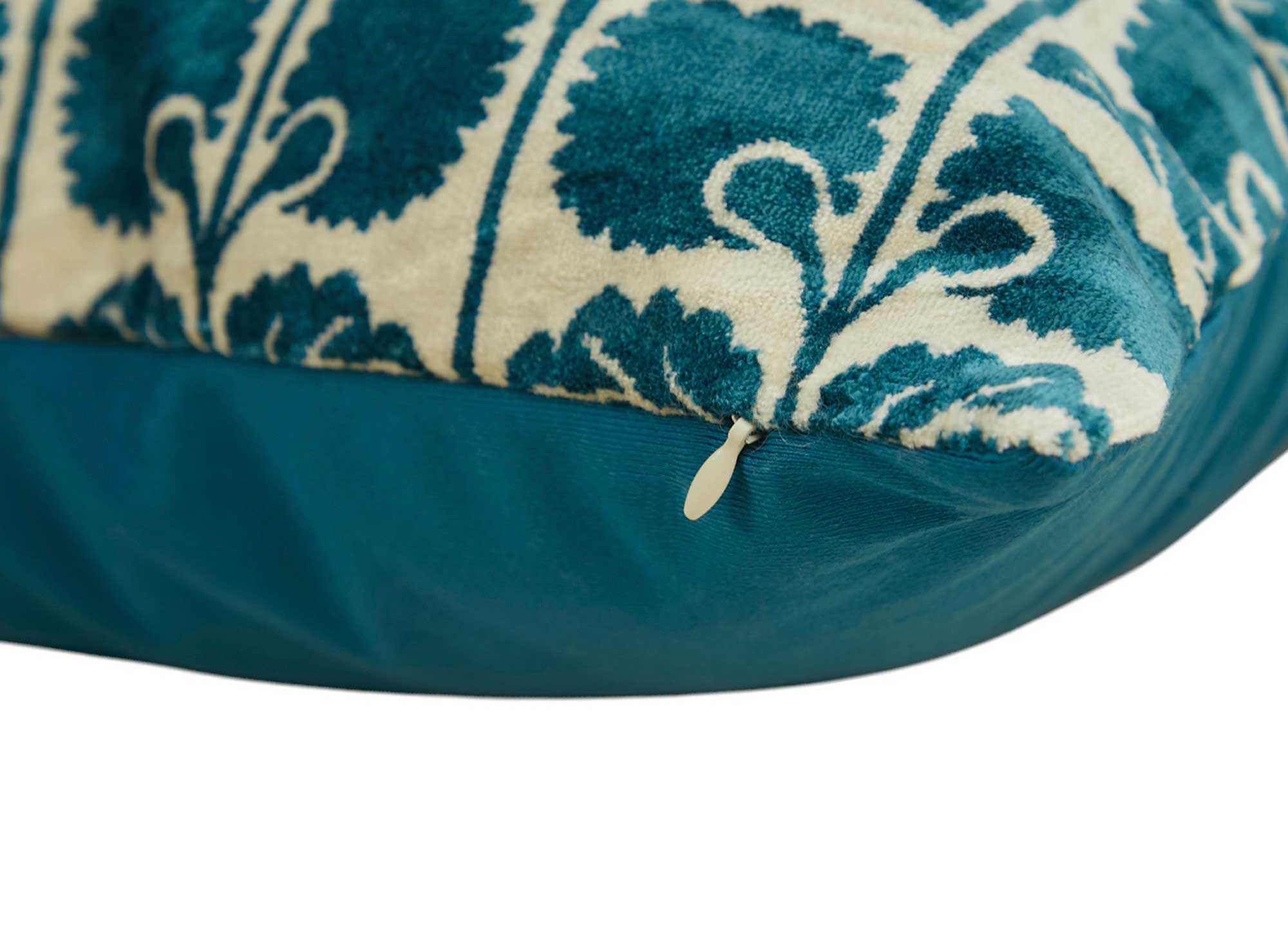 Silk and Velvet Pillow Cover