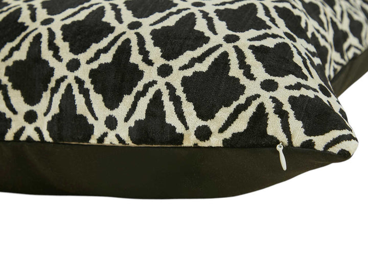 Silk and Velvet Pillow Cover