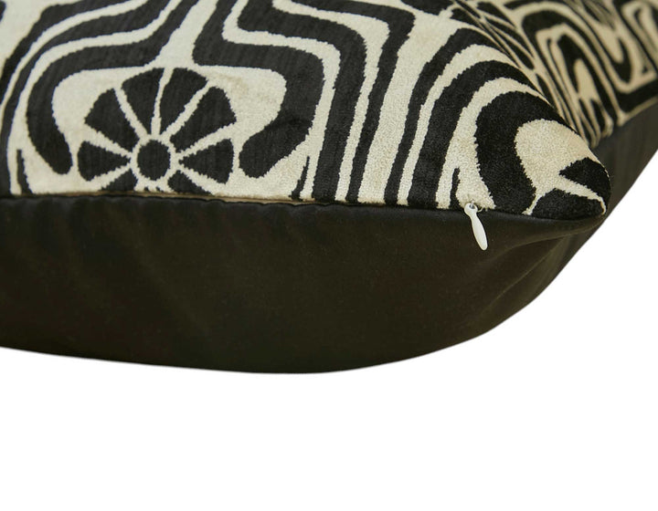 Silk and Velvet Pillow Cover