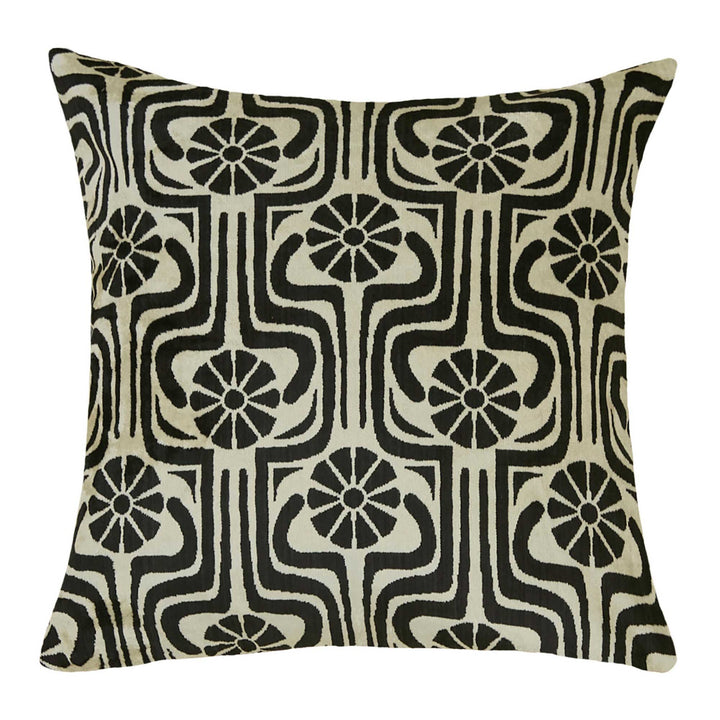 Silk and Velvet Pillow Cover