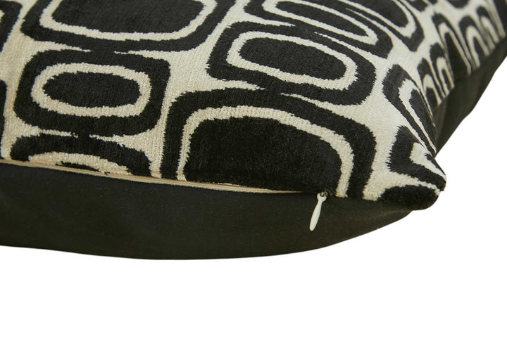 Silk and Velvet Pillow Cover