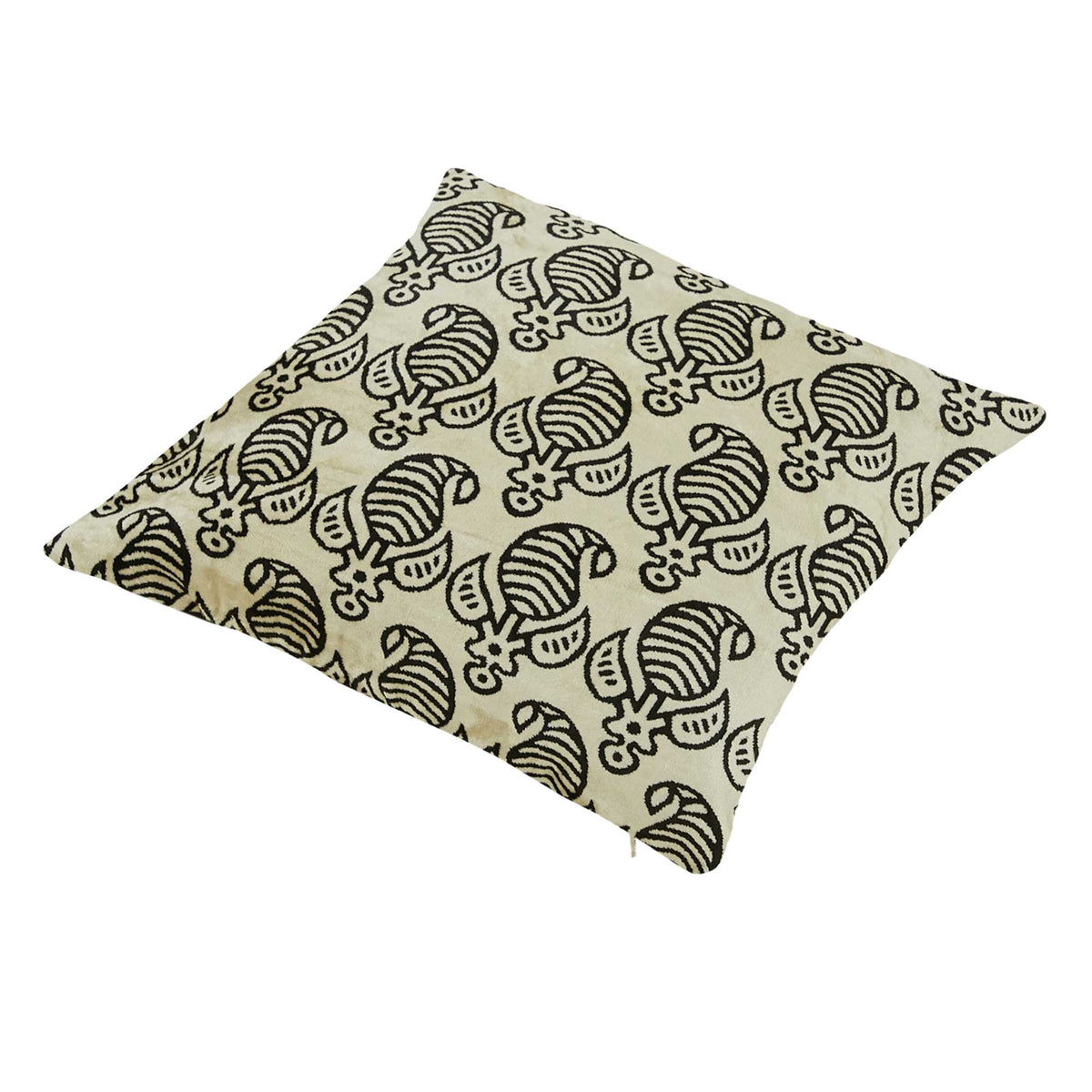 Silk and Velvet Pillow Cover