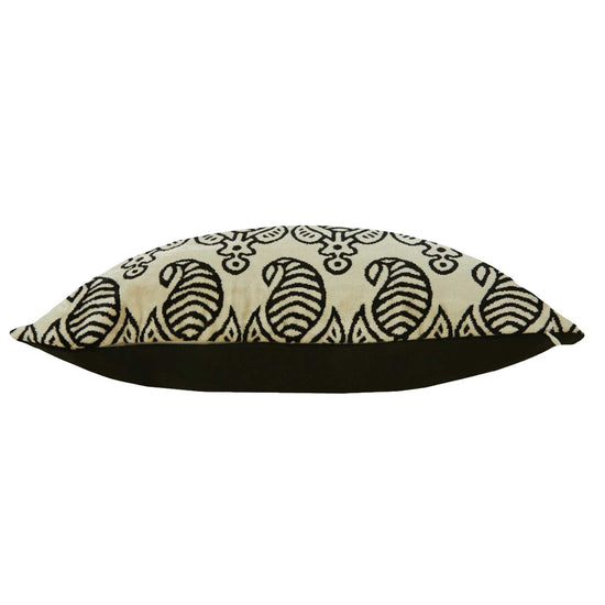 Silk and Velvet Pillow Cover