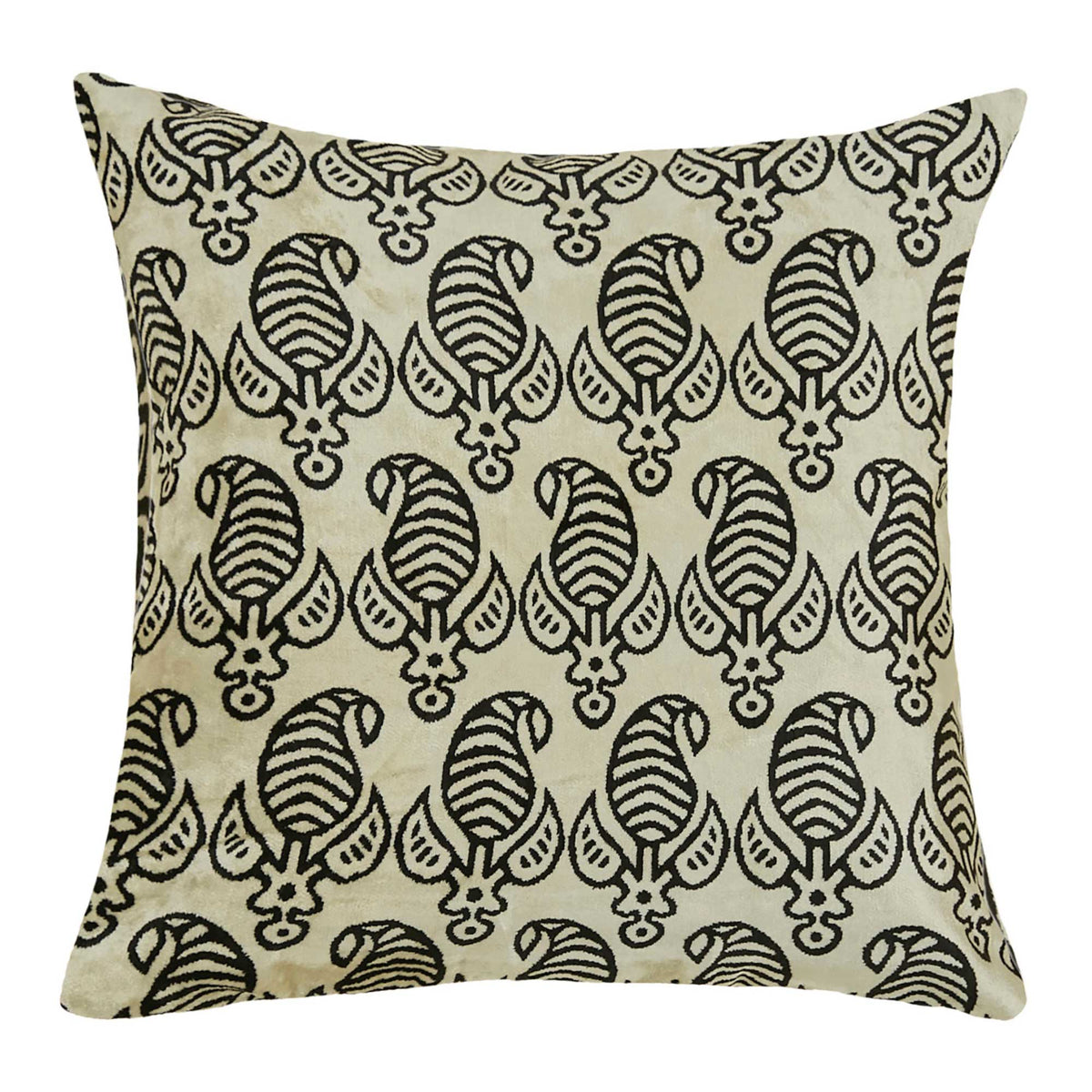 Silk and Velvet Pillow Cover