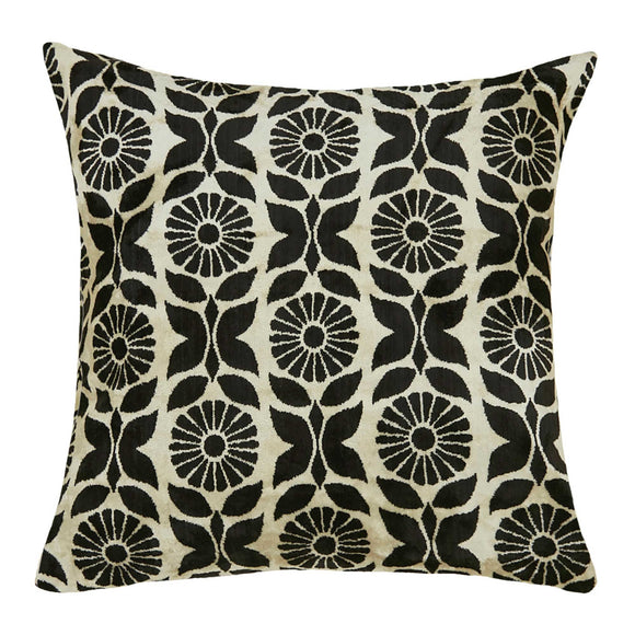 Silk and Velvet Pillow Cover