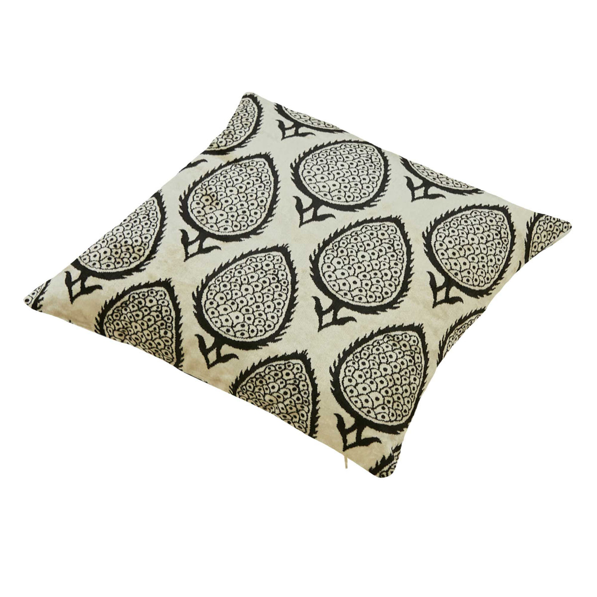 Silk and Velvet Pillow Cover