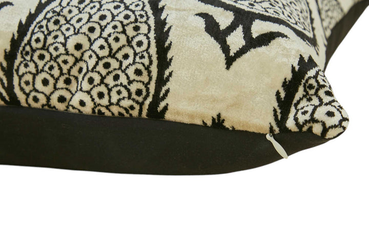 Silk and Velvet Pillow Cover