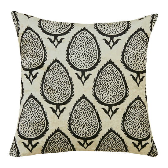 Silk and Velvet Pillow Cover